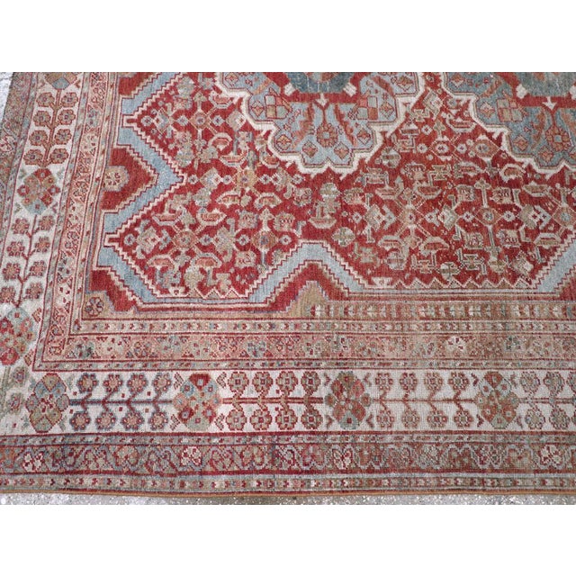Textile Galerie Shabab Collection Early 20th Century Persian Shiraz Accent Carpet For Sale - Image 7 of 10
