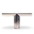 J. Wade Beam for Brueton Mid Century Stainless Steel Tee Console Table For Sale In Chicago - Image 6 of 7