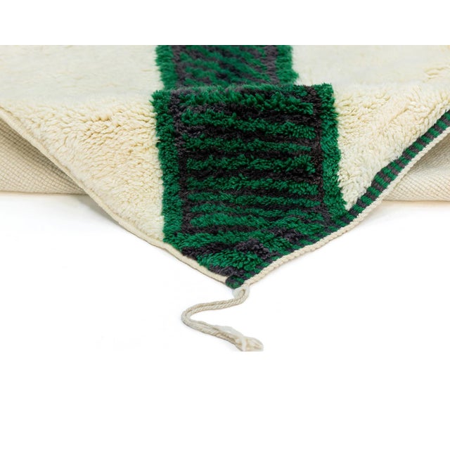 Hand-Knotted Wool Rug by Azele Studio For Sale - Image 4 of 7