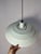White Louvered Lamp with Marbled Glass from Jeka For Sale - Image 9 of 11