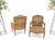 His & Hers Finely Carved Walnut Country French Lounge Armchairs Tapestry - A Pair For Sale - Image 9 of 12