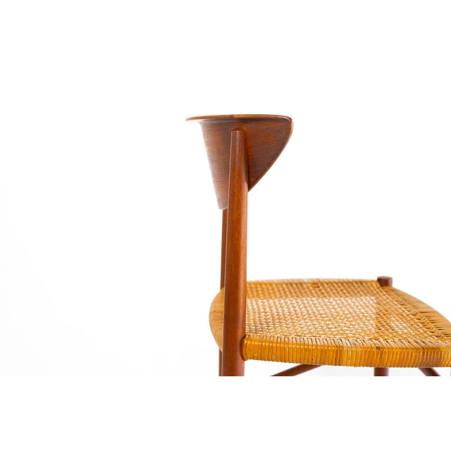 Soborg Mobelfabrik Set of Model 317 Dining Chairs by Peter Hvidt & Orla Mølgaard Nielsen For Sale - Image 4 of 9