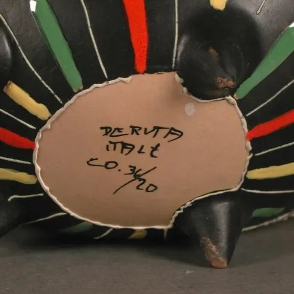 Italian Ceramic Bowl from Deruta, 1950s For Sale - Image 6 of 16