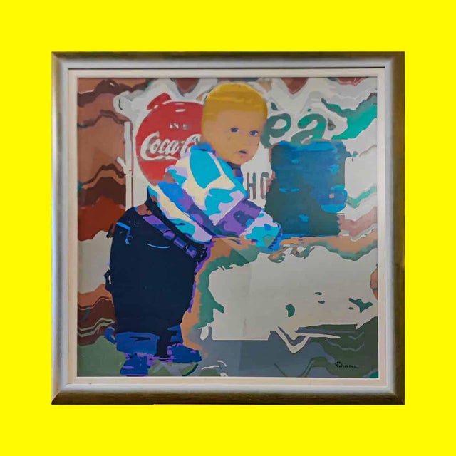 Stanley Tomshinsky, Lion, 1973, Acrylic on Canvas, Framed For Sale - Image 17 of 17