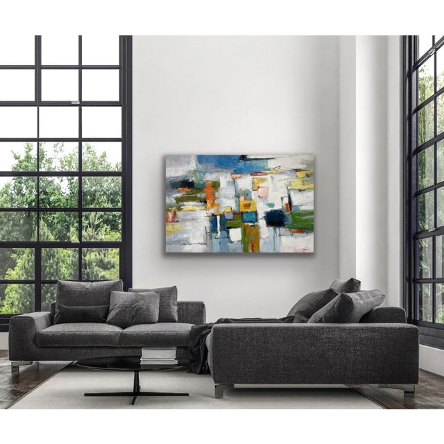 Contemporary Contemporary Abstract Original Oil Painting For Sale - Image 3 of 12