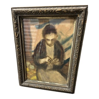 Mid 20th Century Francis McCarthy Original Watercolor Painting For Sale