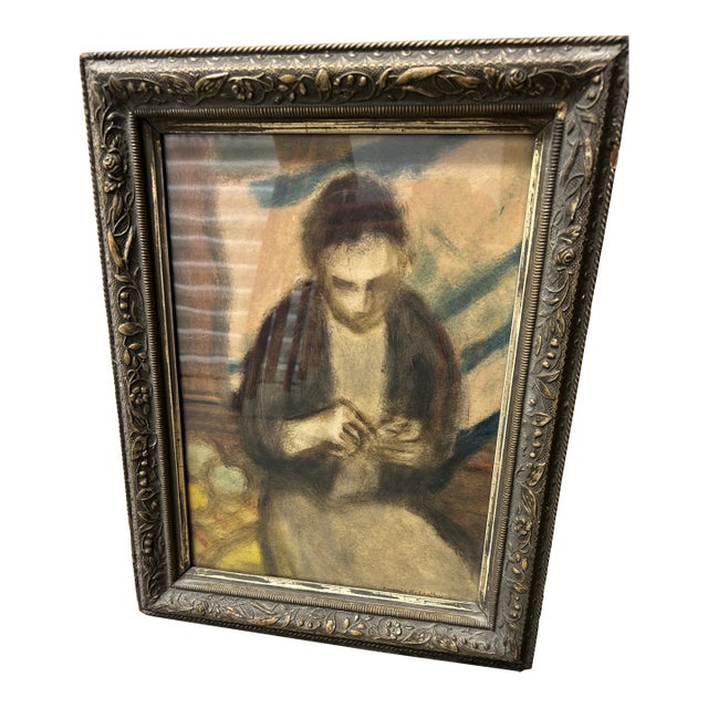 Mid 20th Century Francis McCarthy Original Watercolor Painting For Sale