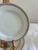 Elegant pair of vintage Bavaria “Athens 4161” porcelain bread plates featuring a timeless black Greek key border and...