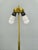 1950s Hollywood Regency Brass Floor Lamp with Romo Shade, Italy, 1950s For Sale - Image 5 of 11