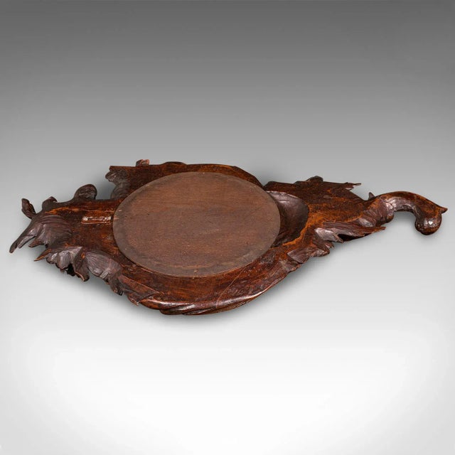 Antique Rococo Mirror, Italian, Carved Fruitwood, Hall, Lounge, Victorian, 1900 For Sale - Image 10 of 10