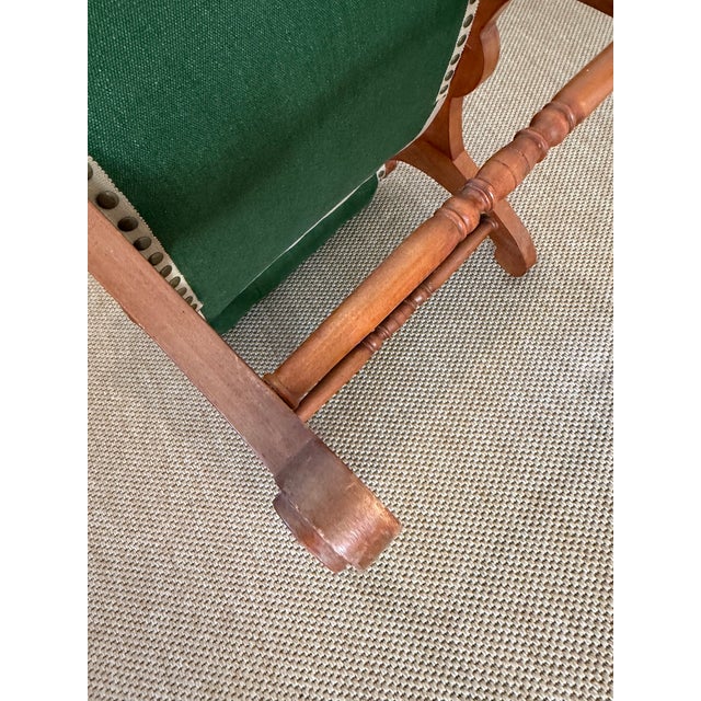 Wood Antique Swedish Occasional Chair For Sale - Image 7 of 9