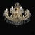 Antique Italian Maria Theresa Style Crystal Chandelier, 1950s For Sale - Image 10 of 15