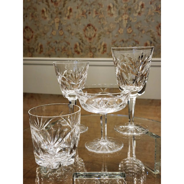 Ashling Cut by Waterford Crystal 48 Piece Estate Set-Service for 12 Guests Circa 1968-2017 Includes 12 Pieces of the...