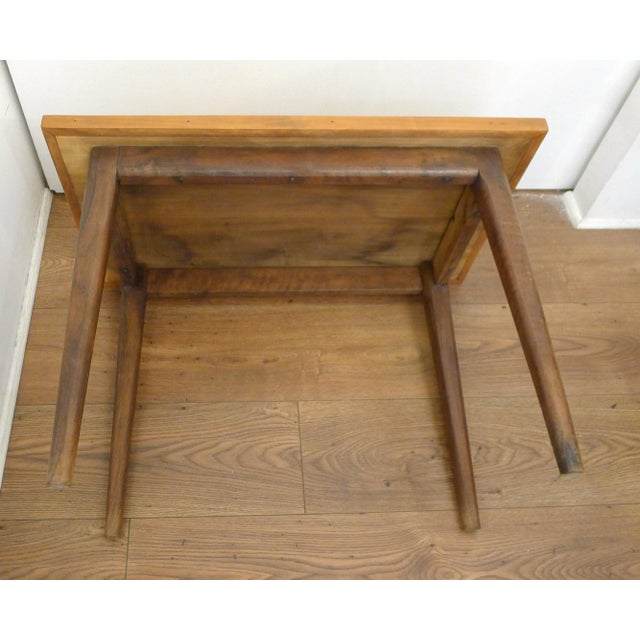 Wood Mid-Century Wood Coffee Table with Graphic Marquetry and Grid Pattern, 1950s For Sale - Image 7 of 13