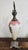 Circa 1900 Victorian Rococo Revival Pink Rose Porcelain & Spelter Mantel Ewer For Sale - Image 4 of 18