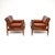 An outstanding pair of vintage Danish armchairs, recently imported from Denmark and dating from the 1960’s. They are of...