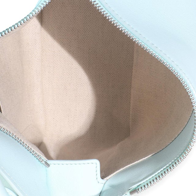 Blue Blue Iceberg Classic Calfskin Small Puzzle Edge Bag For Sale - Image 8 of 9