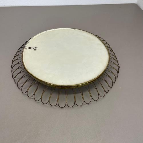 Brass Metal Round Mirror by Josef Frank for Svenskt Tenn, 1960s For Sale - Image 16 of 18