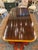 1940s Beacon Hill Mahogany Single Pedestal Dining Table on Brass Castors For Sale - Image 10 of 12