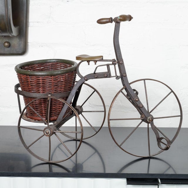 Vintage Iron Tricycle Sculptures - a Pair For Sale In New York - Image 6 of 11