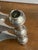 Metal Vintage S22 Candlesticks and Adjustable Candles by Nagel, 1970s, Set of 3 For Sale - Image 7 of 18