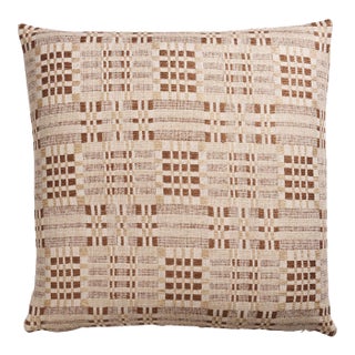 Schumacher Brimfield 18" Pillow In Fawn For Sale