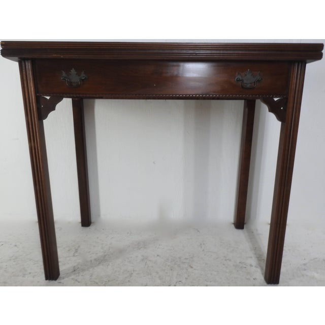 19th Century Chippendale Style Game Table For Sale - Image 10 of 13