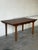 Brown Oak Extendable Dining Table With Two Pull-Out Leaves Vintage Mid-Century Modern 1970s For Sale - Image 8 of 11