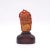 1920s Horn Carving of Guan Yin on Hardwood Base, China Circa 1920 For Sale - Image 5 of 8