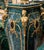 2020s French Louis XV Emerald Green Pedestal With Gilded Bronze Mounts & Hand-Applied Gold Leaf For Sale - Image 5 of 5