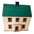 Early 20th Century American Center Hall Colonial Painted Dollhouse For Sale