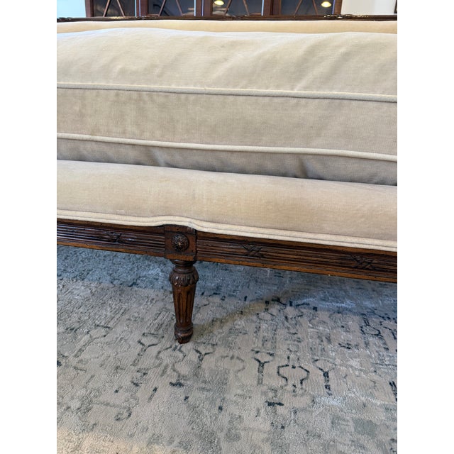 Mid 20th Century Vintage Louis XVI Style Sofa For Sale - Image 5 of 8