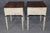 This elegant pair of 1970s Venetian-style end tables embodies the timeless romance and artistry of traditional Italian...