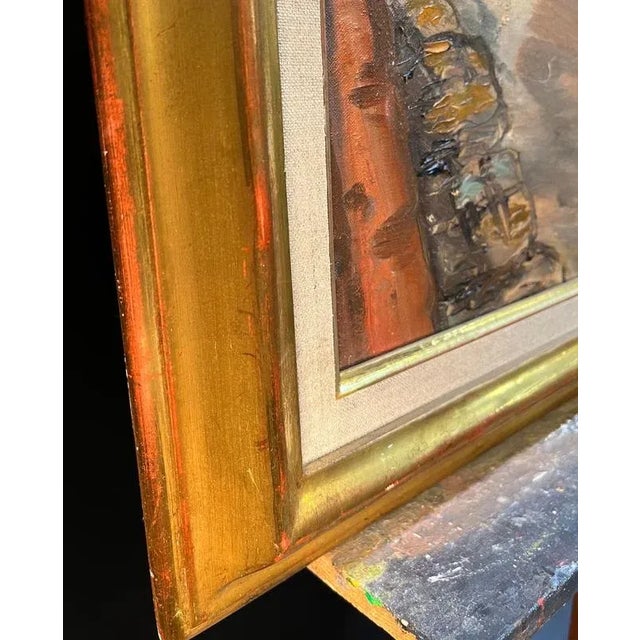 Leo Klein Von Diepold, Workers at the Port, Oil on Canvas, Framed For Sale - Image 10 of 13