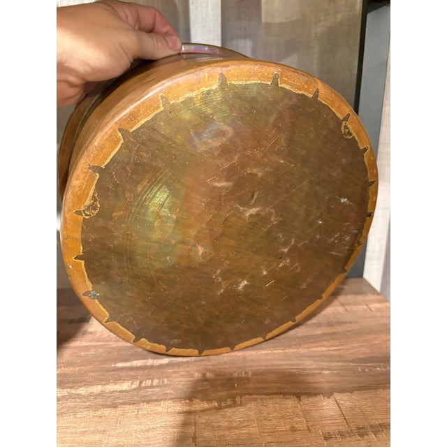 19th Century Copper Pot or Ice Bucket With Greek Fraternity Letters For Sale In New York - Image 6 of 6