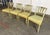 Neoclassical Set of 4 Neoclassical-Style Hand-Painted Arrow-Back Dining Chairs For Sale - Image 3 of 18