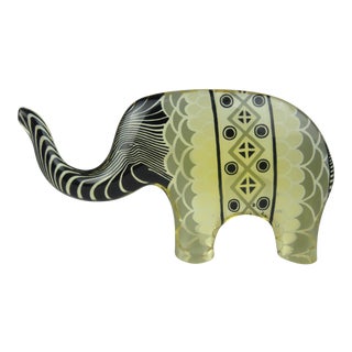 Palatnik Op Art Lucite Elephant For Sale