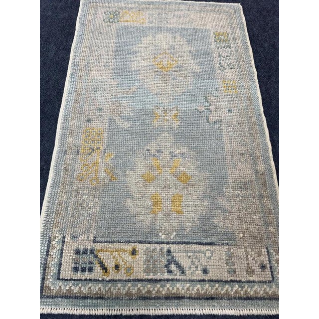 Turkish Oushak Rug 2'1" x 3'5" For Sale In Houston - Image 6 of 6