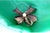 Gold and Silver Bow-Shaped Brooch with Diamond Flakes For Sale - Image 4 of 9