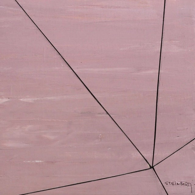 Displacement - Abstract Geometric Modern Layered Original Artwork by Heny Steinberg For Sale - Image 4 of 7