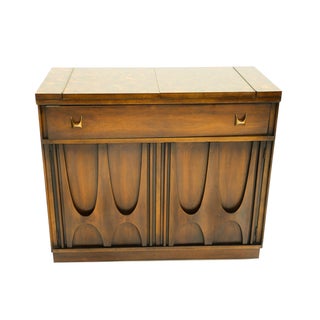 Broyhill Brasilia Flip Top Bar Cart For Sale