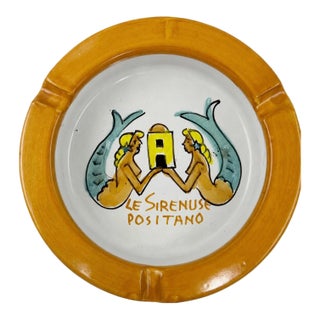 Vintage Le Sirenuse Hotel Positano Italy Ceramic Ashtray For Sale