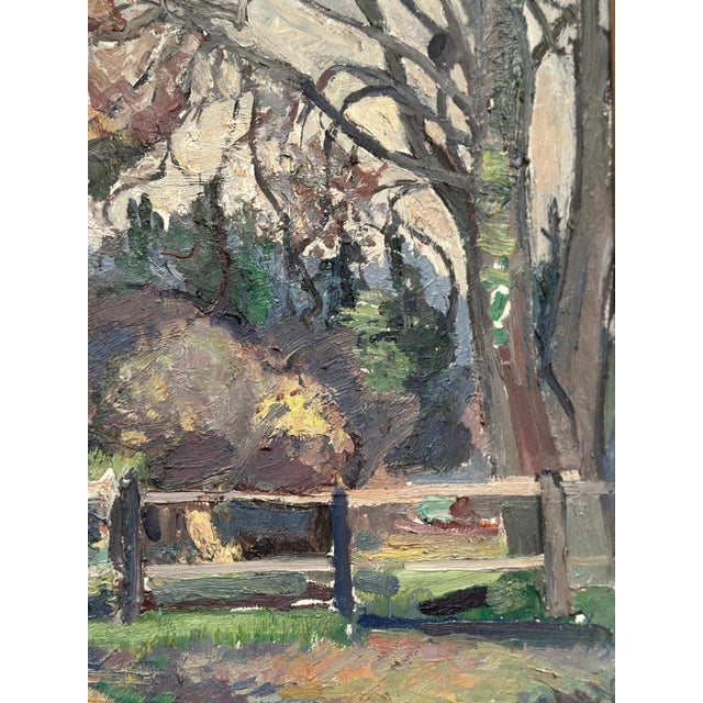 Bengt Crantz, Layered Landscape, 1950s, Oil on Panel, Framed For Sale - Image 7 of 18