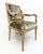 Late 20th Century Vintage Italian Neoclassical Carved Wood Armchairs, Newly Upholstered, Pair For Sale - Image 5 of 12