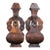 1930s Carved Horn "Landscape & Figure" Vase With Beast-Head Ring Handles — Detailed Relief For Sale