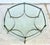 Vintage LaBarge Hexagonal Brass Hoof Footed Glass Top Coffee Table For Sale In Miami - Image 6 of 13