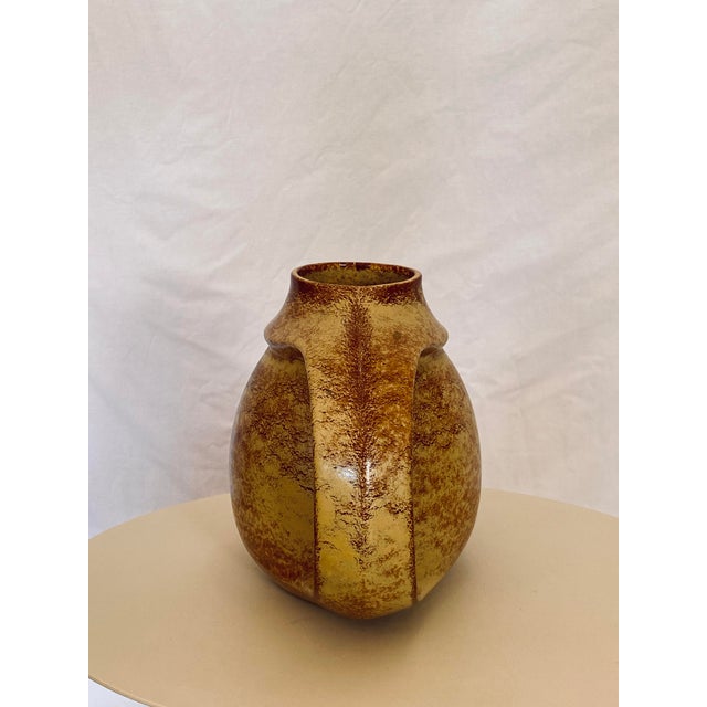 Brutalist Ceramic Vase by Roberto Rigon for Bertoncello, Italy For Sale - Image 3 of 8