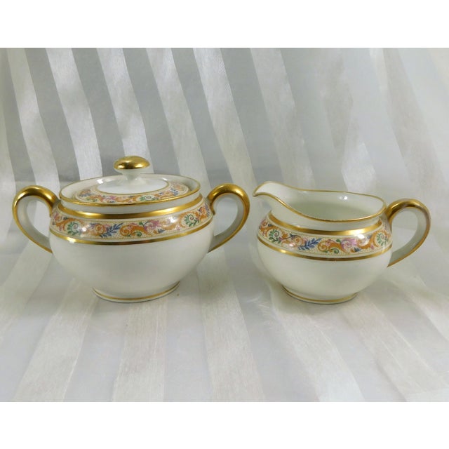 1900s Bernardaud Limoges Chocolate Pot, Teapot and Sugar & Creamer Set - Set of 4 For Sale - Image 10 of 14