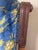 Antique Victorian Eastlake Walnut Armchair With Porcelain Casters & Blue Floral Upholstery For Sale - Image 9 of 10