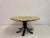 Vintage Round Onyx and Wrought Iron Coffee Table, 1970s For Sale - Image 3 of 13